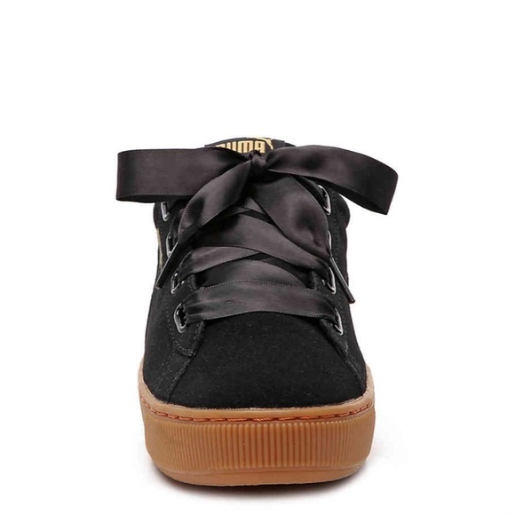 Puma Vikky Ribbon Platform Sneaker in black - Picture 7 of 8
